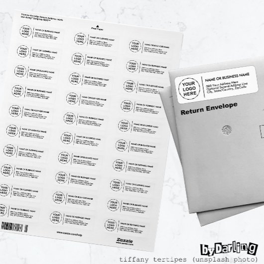 Ihr Logo Minimalistisch Moderne Design Rücksendead