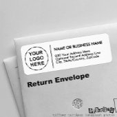 Ihr Logo Minimalistisch Moderne Design Rücksendead