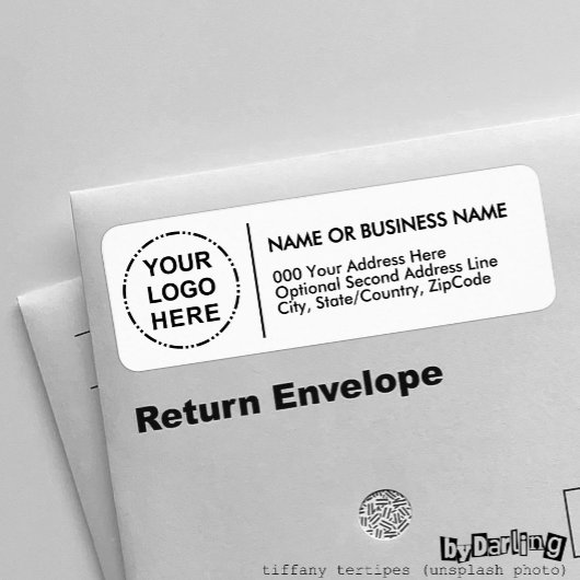 Ihr Logo Minimalistisch Moderne Design Rücksendead