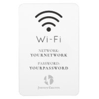 Ihr Logo Minimalistisch Weiß Wi-Fi-Zeichen