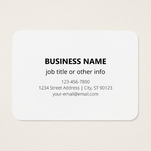 Ihr Logo mit bearbeitbarem Slogan und Firmennamen (Rückseite)