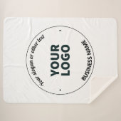 Ihr Logo mit bearbeitbarem Slogan und Firmennamen Sherpadecke (Vorderseite (Horizontal))