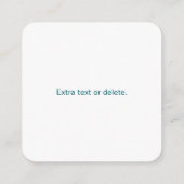 Ihr Logo mit/Bearbeitung von QR-Code und Farbverla Begleitkarte (Rückseite)