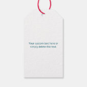 Ihr Logo mit/Bearbeitung von QR-Code und Farbverla Geschenkanhänger (Rückseite)