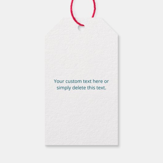 Ihr Logo mit/Bearbeitung von QR-Code und Farbverla Geschenkanhänger (Rückseite)