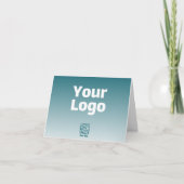 Ihr Logo mit/Bearbeitung von QR-Code und Farbverla Karte (Vorderseite)