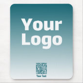 Ihr Logo mit/Bearbeitung von QR-Code und Farbverla Mousepad (Vorne)
