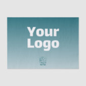 Ihr Logo mit/Bearbeitung von QR-Code und Farbverla Seidenpapier (Vorderseite)