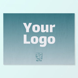 Ihr Logo mit/Bearbeitung von QR-Code und Farbverla Seidenpapier