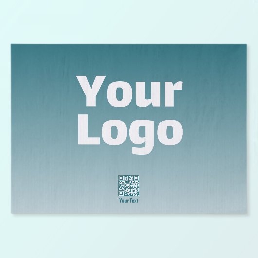 Ihr Logo mit/Bearbeitung von QR-Code und Farbverla Seidenpapier