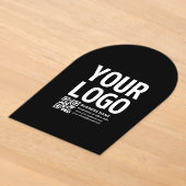 Ihr Logo mit editierbarem QR-Code und Text Acryleinladungen (Ablage )