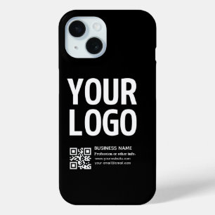 Ihr Logo mit editierbarem QR-Code und Text Case-Mate iPhone Hülle