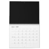 Ihr Logo mit editierbarem QR-Code und Text Kalender (Mär 2027)