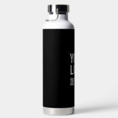 Ihr Logo mit editierbarem QR-Code und Text Trinkflasche (Rechts)