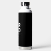 Ihr Logo mit editierbarem QR-Code und Text Trinkflasche (links)