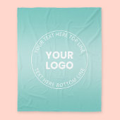 Ihr Logo mit oder ohne Farbabweichung Fleecedecke