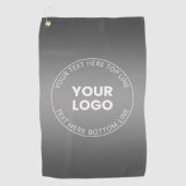 Ihr Logo mit oder ohne Farbabweichung Golfhandtuch (Vorderseite)