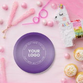 Ihr Logo mit oder ohne Farbabweichung Pappteller (Party)