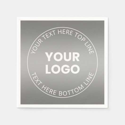 Ihr Logo mit oder ohne Farbabweichung Serviette (Vorderseite)