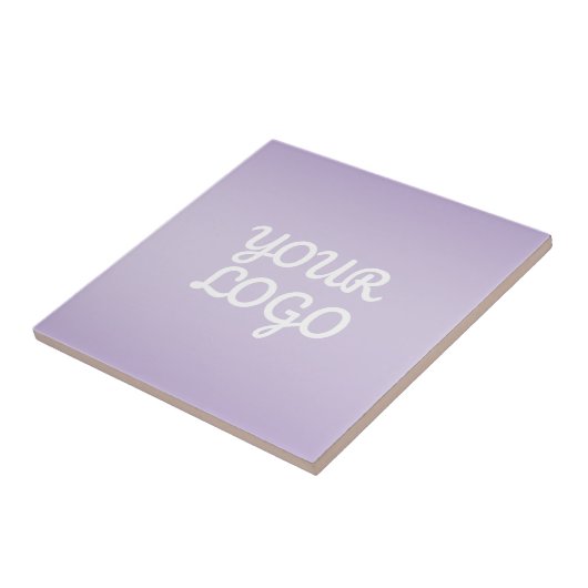 Ihr Logo & modern einfaches Ombre | Lavendel Fliese (Seite)