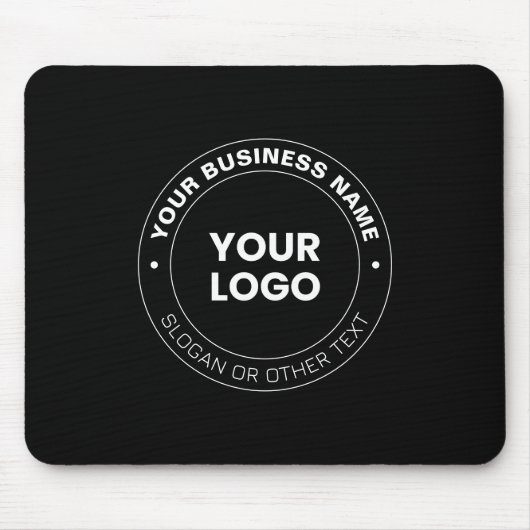 Ihr Logo | Moderne bearbeitbare Texte und Elemente Mousepad (Vorne)