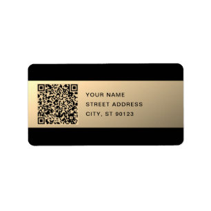 Ihr Logo Moderne graue Rücksendeadresse Adressaufkleber