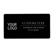 Ihr Logo | Moderne Klassik Schwarz & Weiß (Vorne)