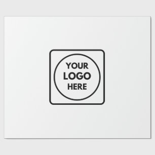 Ihr Logo   Moderne Unternehmensspezifische Geschäf Geschenkpapier