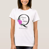 Ihr Logo Moderner, moderner Blume T - Shirt (Vorderseite)