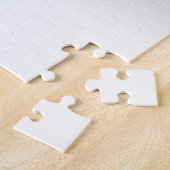 Ihr Logo | Modernes, bearbeitbares Schwarz-Weiß-Bi Puzzle (Seite)