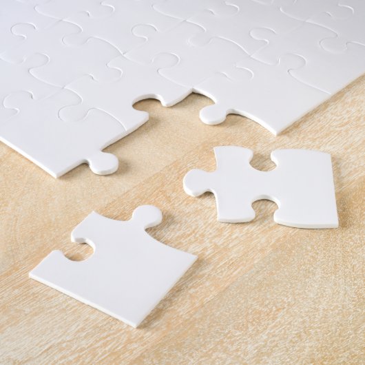 Ihr Logo | Modernes, bearbeitbares Schwarz-Weiß-Bi Puzzle (Seite)