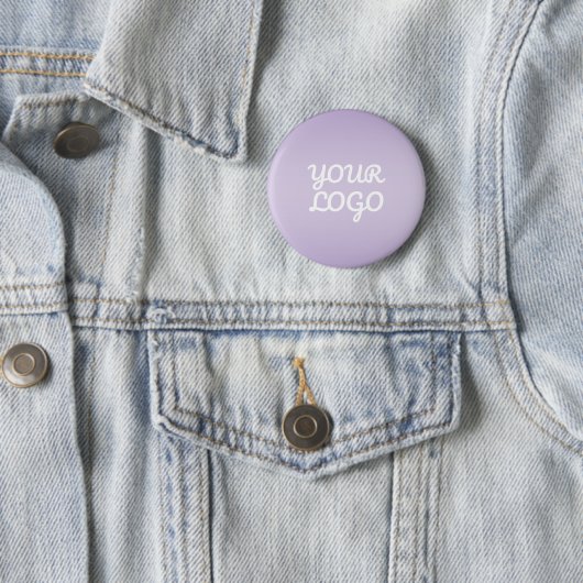 Ihr Logo & modernes einfaches Ombre | Lavendel Button (Beispiel)