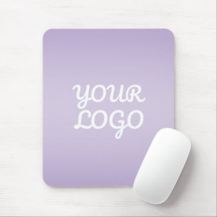Ihr Logo & Modernes einfaches Ombre Lavendel Mousepad