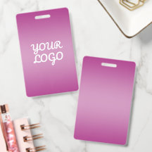 Ihr Logo & Modernes einfaches Ombre | Lila