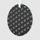 Ihr Logo | Modernes Wiederholmuster Ornament (Vorderseite)