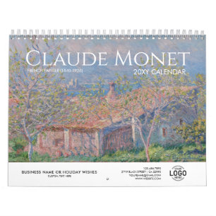 Ihr Logo Monet Art Business Geschenk Werbeaktion 2 Kalender