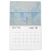 Ihr Logo Monet Art Business Geschenk Werbeaktion 2 Kalender (Feb 2026)