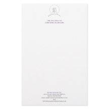 Ihr Logo Monogram Business Stationierung