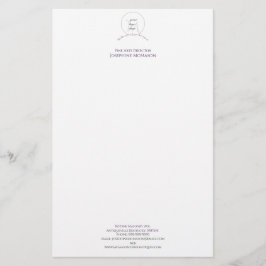 Ihr Logo Monogram Business Stationierung Briefpapier