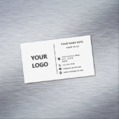 Ihr Logo Name Info Business Card Magazin Magnetische Visitenkarte (Beispiel)