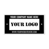 Ihr Logo Name Info Farbe Stempel Beispiel (Prägung)