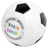 Ihr Logo Name Info Markenfußball Beispiel Fußball (Dreiviertel)