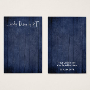 Ihr Logo Navy Rustic Holding Display