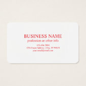 Ihr Logo oder anderes Bild | Weihnachten weiß und  (Rückseite)