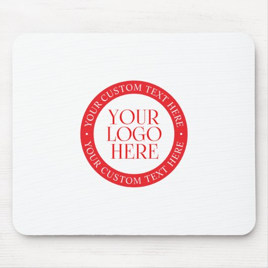 Ihr Logo oder anderes Bild | Weihnachten weiß und Mousepad (Vorne)