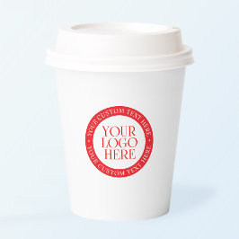 Ihr Logo oder anderes Bild | Weihnachten weiß und  Pappbecher