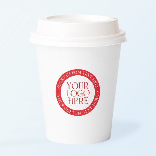 Ihr Logo oder anderes Bild | Weihnachten weiß und  Pappbecher