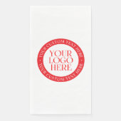 Ihr Logo oder anderes Bild | Weihnachten weiß und Serviette (Vorderseite)