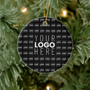 Ihr Logo oder Bild als gekacheltes Muster mit groß Keramik Ornament