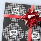 Ihr Logo oder Bild | Einzigartiges modernes Muster Geschenkpapier